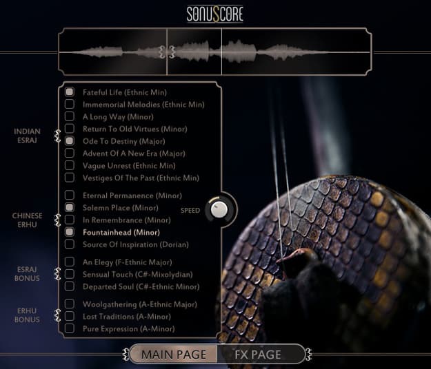 Ethnic String Phrases - Esraj & Erhu