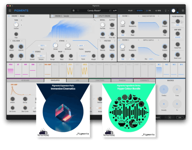 Arturia Pigments 7 + 2 Expansion Packs